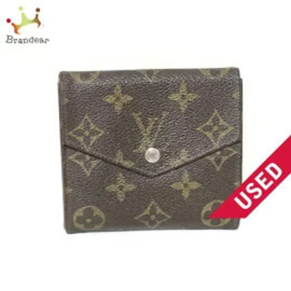 LOUIS VUITTON Portemonnaie Billet Bi fold Wallet Monogram Canvas